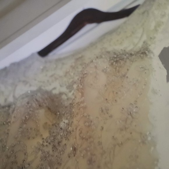 Fit and Flare Ivory Wedding Dress - Picture 1 of 8